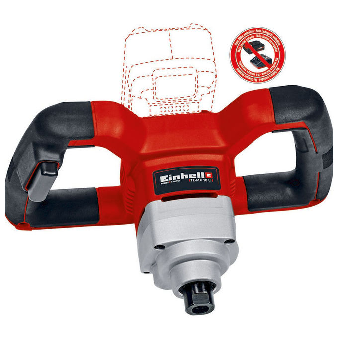 Einhell Miscelatore A Batteria Te-Mx 18 Li (Batteria Non Inclusa)