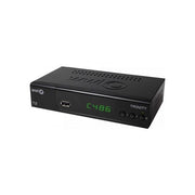 WWIO TRINITY T2 Basic Decoder Digitale Terrestre DVB-T2 HEVC 10 Bit colore Nero