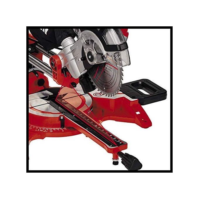 Einhell 4300390 TC-SM 2131-1 Dual Troncatrice Radiale a Trazione 1800 W 4900 min-1 lama 210 mm metallo duro laser integrato