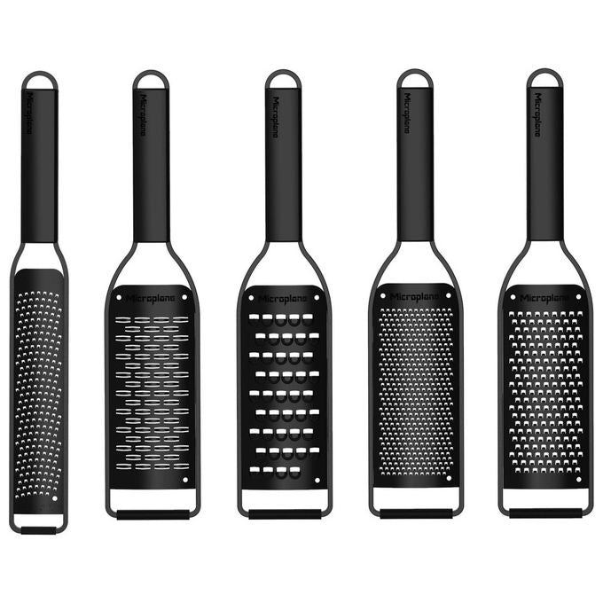 Microplane 43004 Grattugia piatta Lama in acciaio inox con finitura nera PVD colore Nero