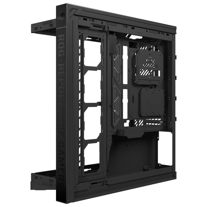 Asus 90DC00T0-B09030 ROG CRONOX GR801 CURVE TG ARGB Midi Tower con Display LCD 9.2'' e Vetro Curvo Temperato colore Nero