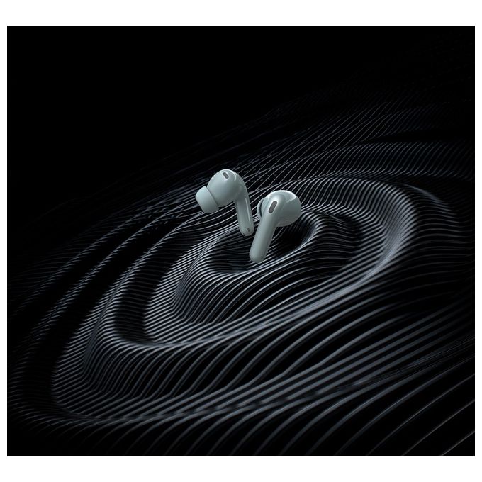 Motorola PG38C08170 Moto Buds 2 Auricolare Wireless In-ear con Cancellazione Attiva del Rumore fino a 55dB e 6 Microfoni per Chiamate Cristalline Bluetooth 6.0 Audio Hi-Res LHDC fino a 11 Ore di Autonomia IP54 colore PANTONE Gray Mist