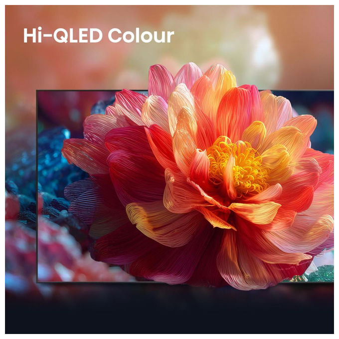 Hisense smart tv 43E79S, 43 pollici, QLED 4K Ultra HD, HDR10+, Dolby Vision IQ, Wi-Fi, Google Assistant, Alexa, nero