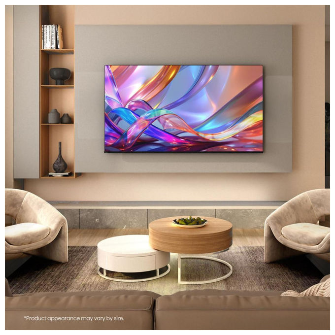 Hisense smart tv 43E79S, 43 pollici, QLED 4K Ultra HD, HDR10+, Dolby Vision IQ, Wi-Fi, Google Assistant, Alexa, nero