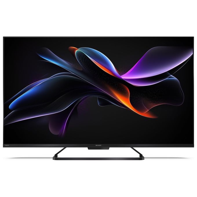 Sharp 43HR7265E TV QLED 4K UHD 43'' Google TV 144Hz Dolby Vision IQ Dolby Atmos DTS:X HDMI eARC VRR colore Nero