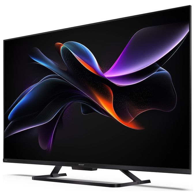 Sharp 43HR7265E TV QLED 4K UHD 43'' Google TV 144Hz Dolby Vision IQ Dolby Atmos DTS:X HDMI eARC VRR colore Nero