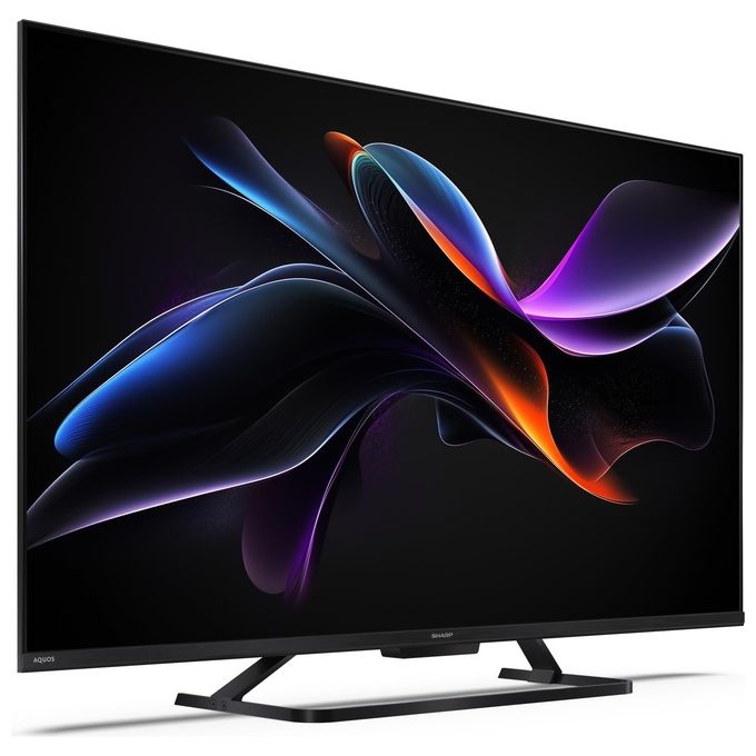 Sharp 43HR7265E TV QLED 4K UHD 43'' Google TV 144Hz Dolby Vision IQ Dolby Atmos DTS:X HDMI eARC VRR colore Nero