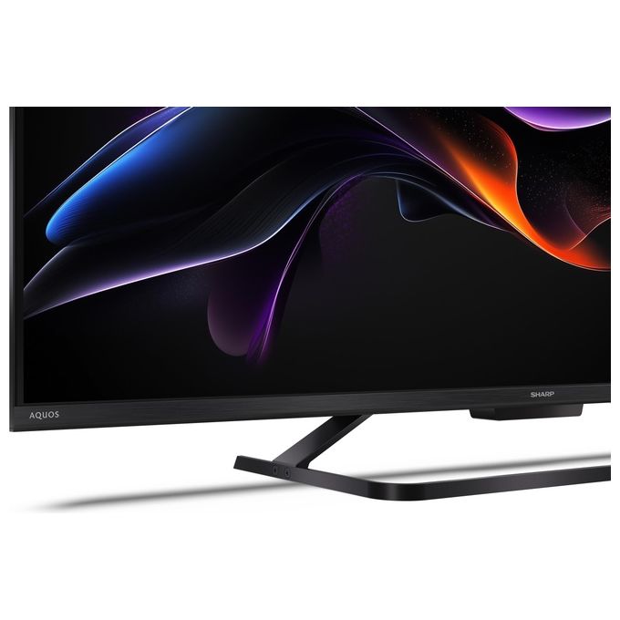 Sharp 43HR7265E TV QLED 4K UHD 43'' Google TV 144Hz Dolby Vision IQ Dolby Atmos DTS:X HDMI eARC VRR colore Nero