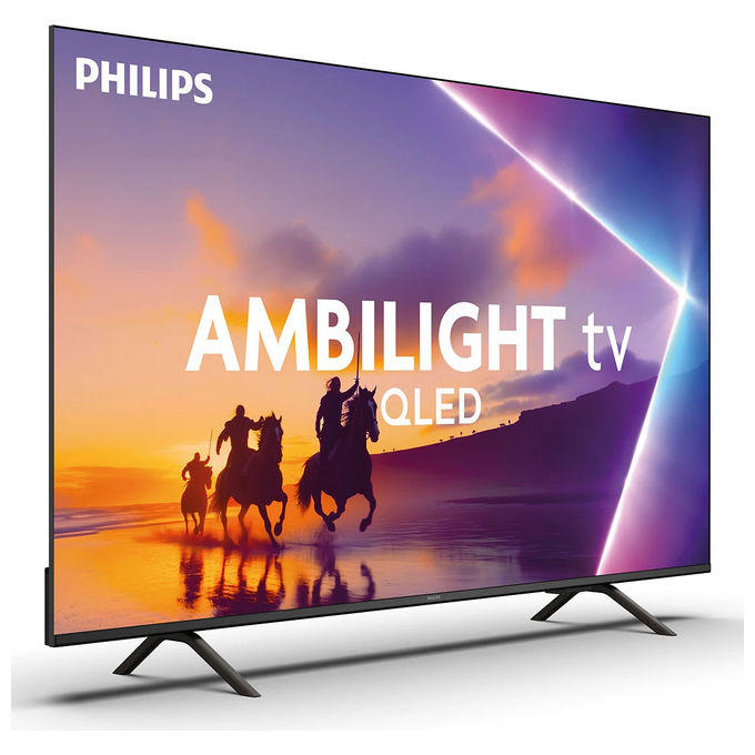 Philips 43PUS8450-12 Smart TV QLED 43'' 4K Ultra HD Ambilight HDR10+ Dolby Atmos Titan OS colore Nero