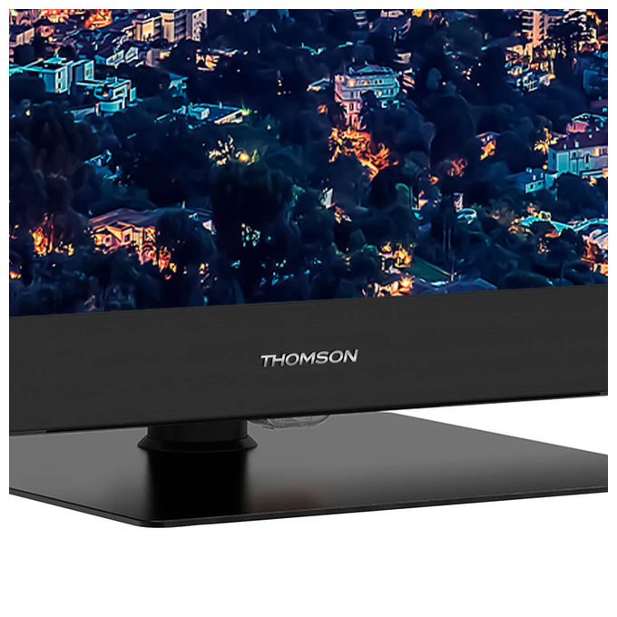 Thomson, Tv Qled 4K Ultra HD 65 Pollici, Smart Tv Google Tv, Nero