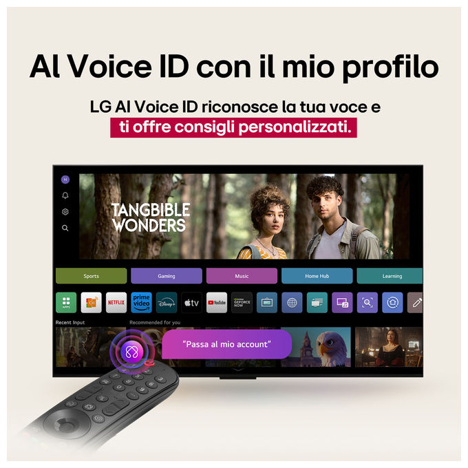 LG 43QNED70A6A QNED70 Smart TV QNED 4K 43'' α7 Gen8 HDR10 Game Optimizer WebOS 25 colore Nero