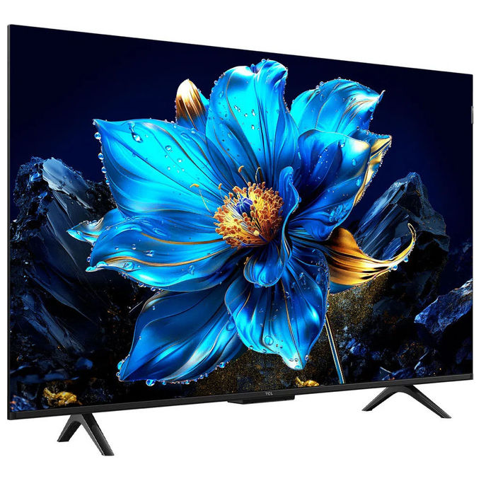 TCL 43T69C T69C Smart TV QLED 43'' 4K Ultra HD Google TV Dolby Vision HDR10+ 60Hz colore Metallico