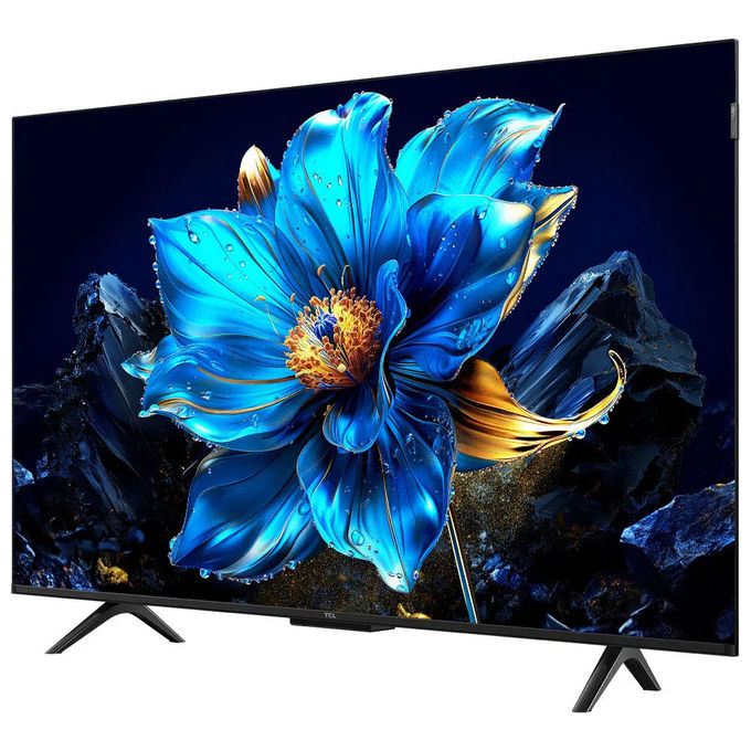 TCL 43T69C T69C Smart TV QLED 43'' 4K Ultra HD Google TV Dolby Vision HDR10+ 60Hz colore Metallico