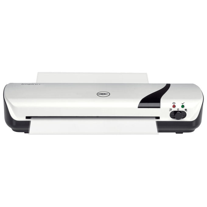 GBC 4410031 Inspire+ Plastificatrice A4 a Caldo e Freddo Riscaldamento 4 min Antinceppamento colore Bianco