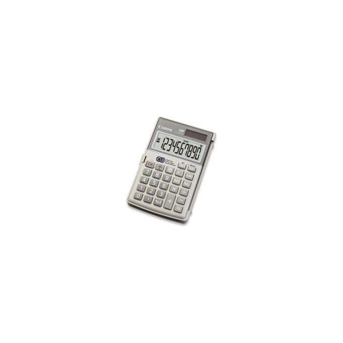 Canon Calcolatrice LS-10TEG con Display LCD 4.45 mm e Design Compatto per Ufficio in Grigio