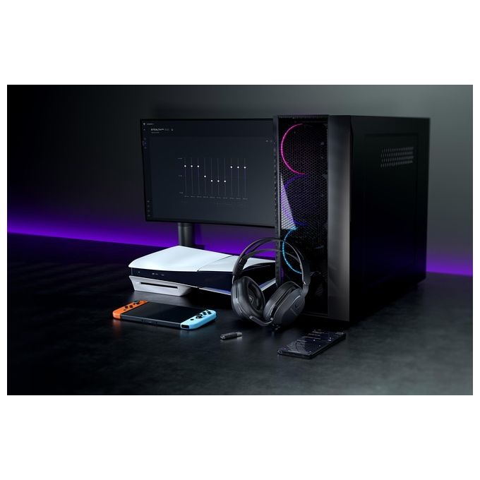Turtle Beach TBS-5104-05 Stealth 500 Cuffie da Gioco Wireless 40h Batteria Bluetooth 5.2 per PC PS5 PS4 colore Nero