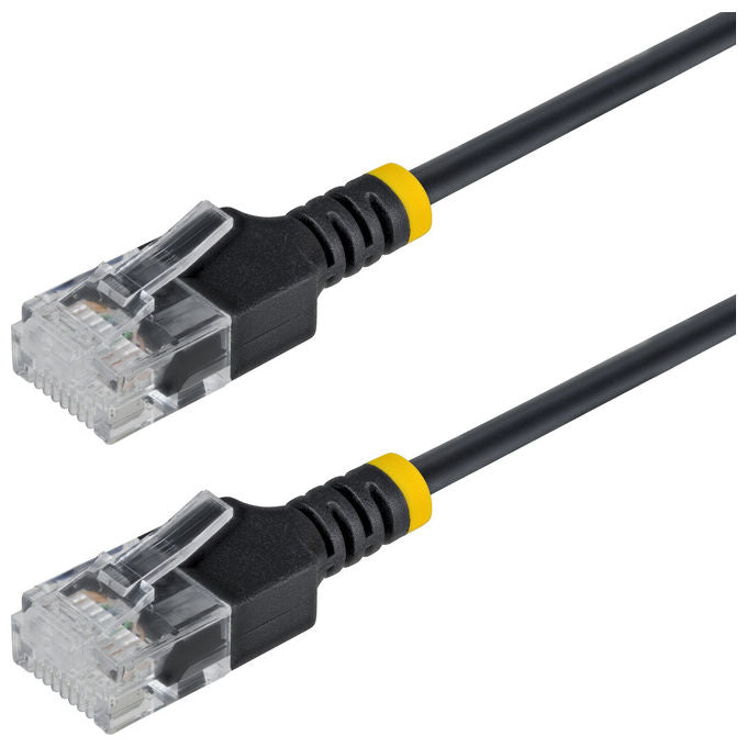 StarTech.com N6APATUTP34BKS4M Cavo Ethernet Cat6a Ultra Slim 4 m 10000 Mbit-s UTP Rame Puro 34AWG colore Nero