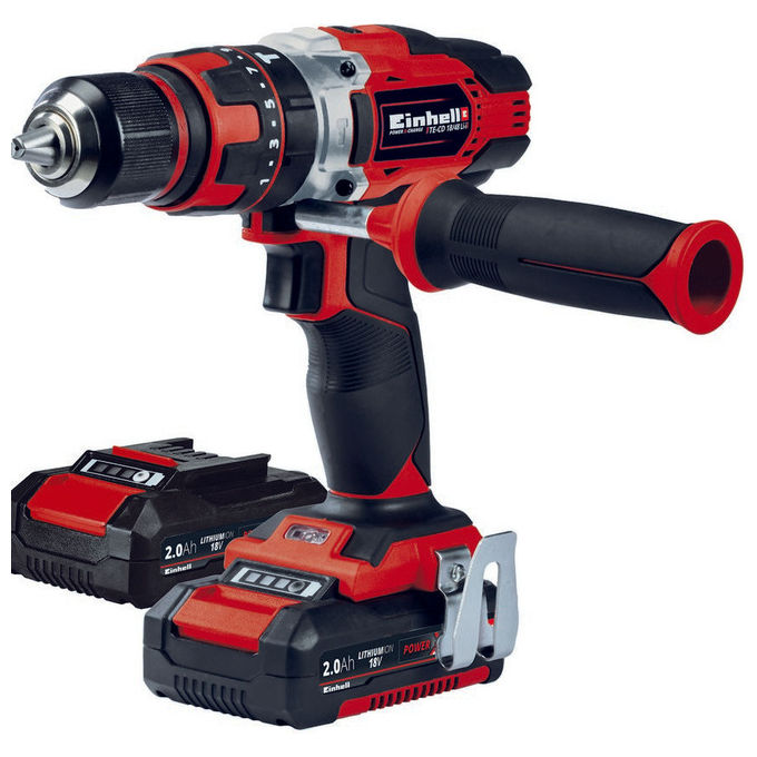 Einhell Trapano Avvitatore a Percussione a Batteria Te-Cd 18-48 Li-i