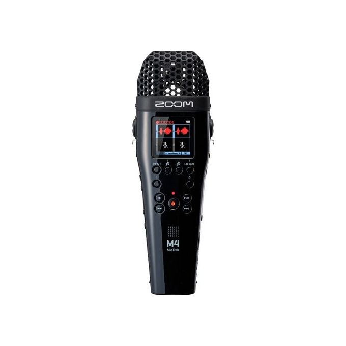 Zoom M4 M4 Registratore Audio a 4 Canali 32-Bit Float fino a 192 kHz Timecode Integrato XLR-TRS Combo Display LCD a Colori colore Nero