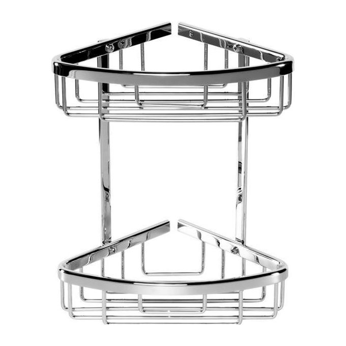 Tesa 40200-00003-00 Aluxx Duschablage eckig 22x21x9 cm colore Cromo
