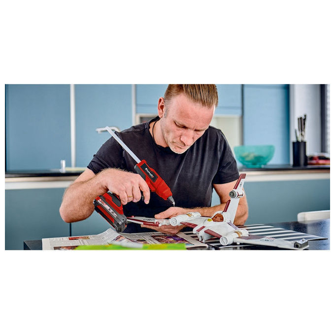 Einhell Pistola Colla A Caldo A Batteria Te-Cg 18 Li (Batteria Non Inclusa)