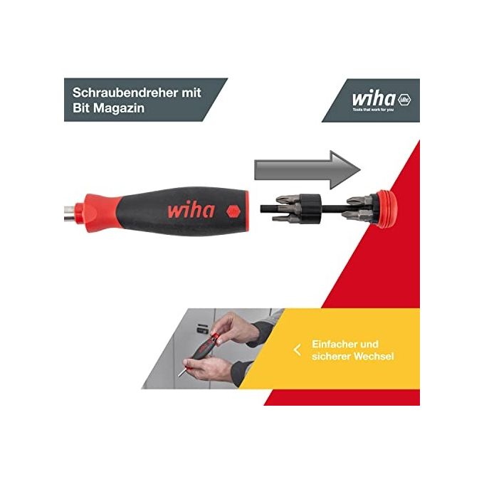 Wiha Giravite con Portainserti a Magazzino PocketMax Magnetico