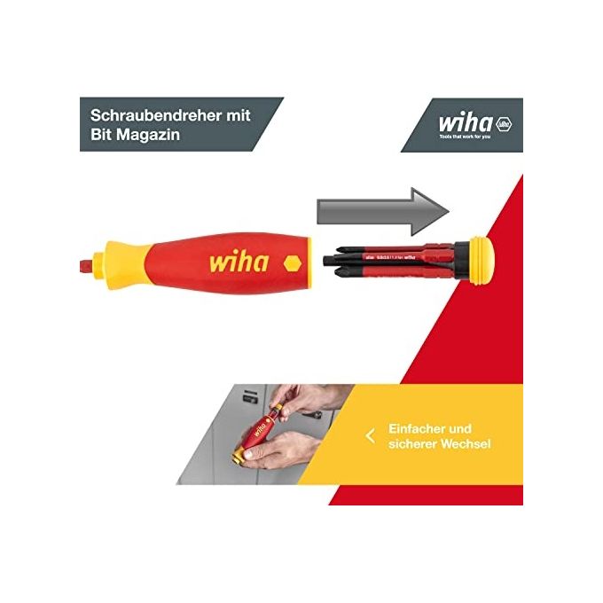 Wiha Giravite con Portainserti a Magazzino PocketMax Electric