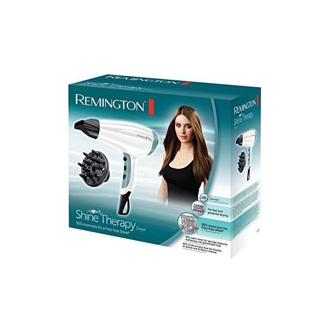 Remington D5216 2300W Asciugacapelli Blu-Bianco con Concentratore e Diffusore