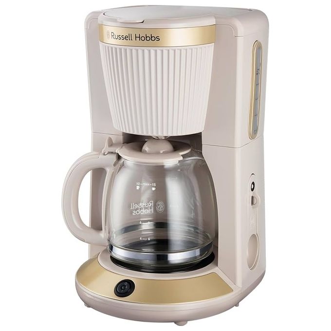 Russell Hobbs 26781-56 Bronte Macchina da caffe' filtro 1,25 L 1100 W Funzione Mantieni Caldo Funzione Pausa e Versamento colore Dourado Cor della pietra