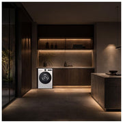 LG WHX9096TLC Lavasciuga a pompa di calore 9-6 Kg 1400 rpm Classe A AI DD TurboWash Dual Inverter Heat Pump (60x56.5x85 cm) colore Bianco