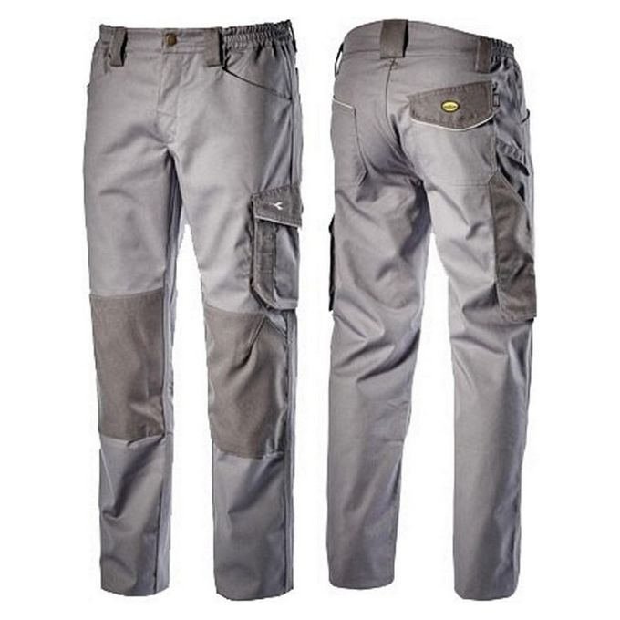 Diadora Pantalone Alluminio Season Grigio L Rock
