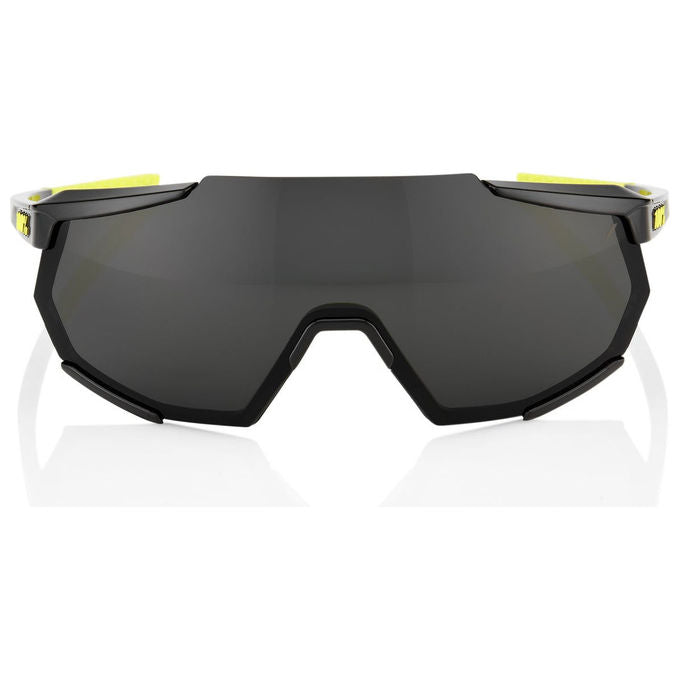 100% 469-062-60004-00002 Racetrap 3.0 Occhiali da ciclismo Montatura piena Lenti intercambiabili Policarbonato UV400 colore Nero