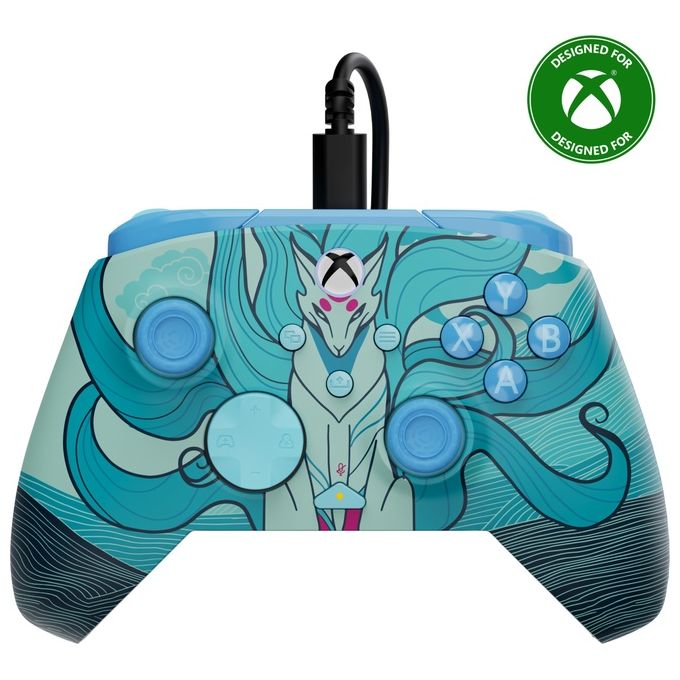 Turtle Beach TBC-2004-25 Rematch Advanced Controller da gaming con cavo per Xbox e PC con pulsanti rimappabili grilletti sensibili e comandi audio colore Multicolore