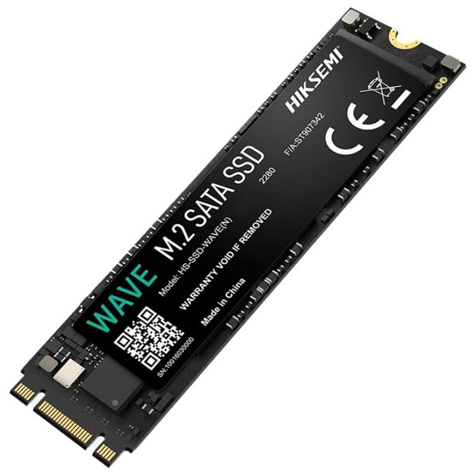 HIKSEMI HS-SSD-WAVE-P-512G SSD Solid State Drive NVMe M.2 PCIe 3.0 512 GB velocita' lettura fino a 2500 MB-s velocita' scrittura fino a 1025 MB-s colore Nero