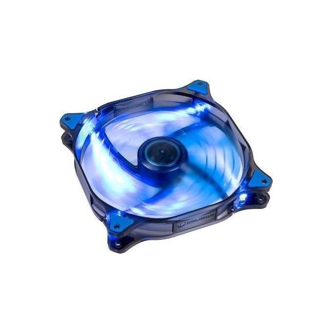 Cougar CF-D14HB-B Ventola PC Case 140mm LED 1000 rpm 18 dB Cuscinetto Idraulico colore Blu