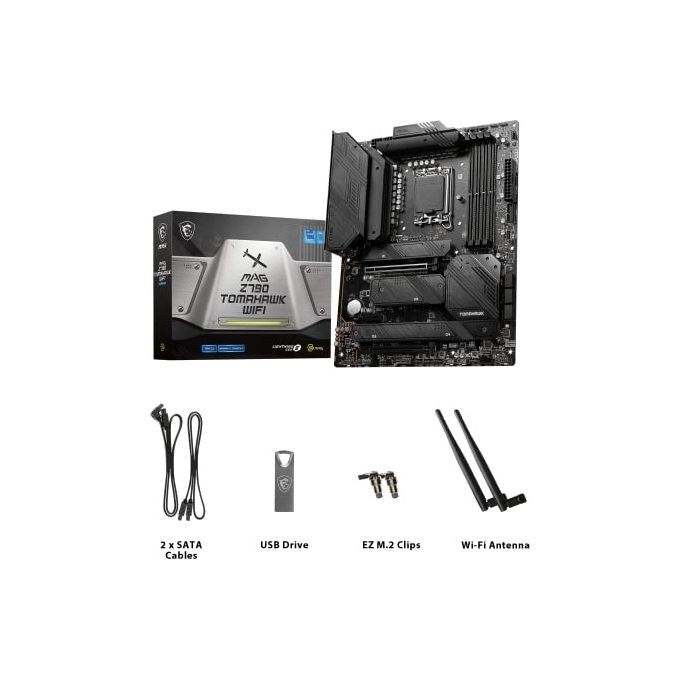 MSI MAG Z790 TOMAHAWK WIFI Scheda Madre ATX Intel Z790 LGA 1700 DDR5 192 GB Wi-Fi 6 Bluetooth 5.3 colore Nero