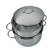 BARAZZONI Vaporiera inox 18 10 cm 24