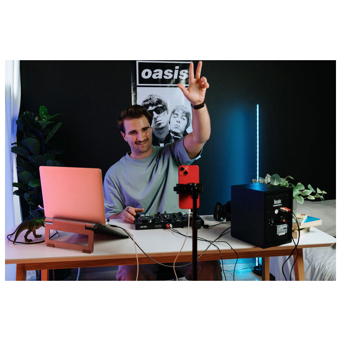 Hercules controller DJ Inpulse 200 MK3, USB-C, jog wheel tattili, compatibile Serato DJ Lite e DJUCED, uscite RCA e mini-jack