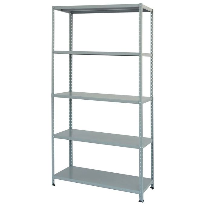 PROMETAL 90 X 40 ASTE MT. 2 GRIGIO Scaffale In Kit 'Pro-Metal' aste esterne intere (10-10) colore Grigio