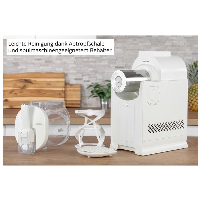 Unold 48960 Sofia Creme Macchina per Gelato 2 in 1 Compressore Silenzioso 150 W Capacita' 1,5 L colore Bianco