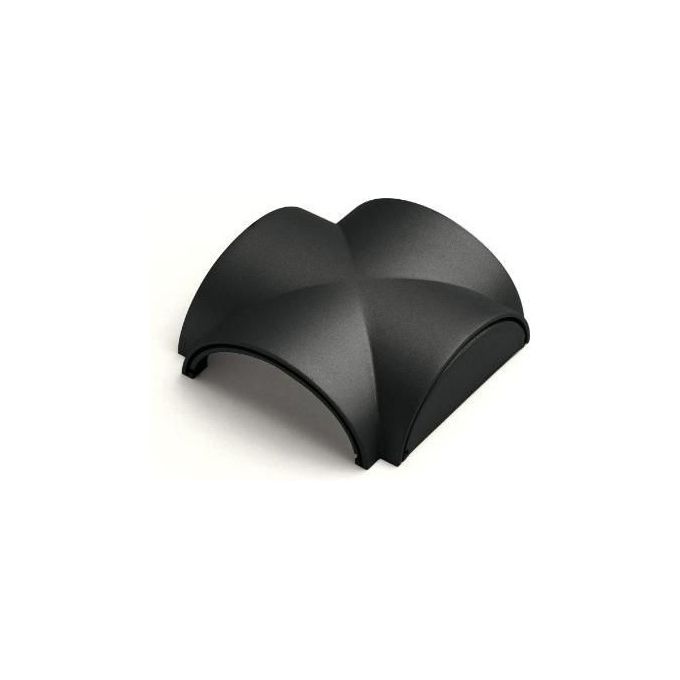 Meliconi 496001 BB1 Cover 65 Maxi Canalina Copricavi in Alluminio 65x6,5 cm colore Nero