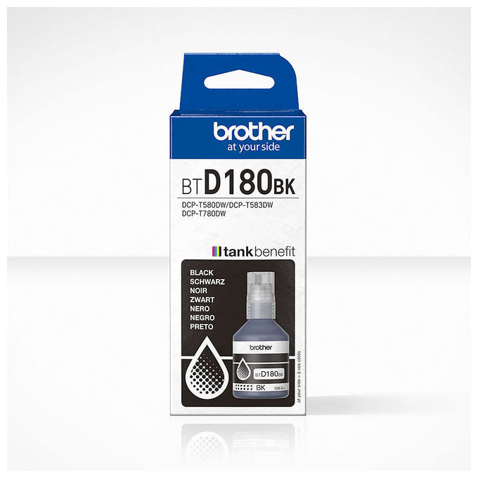 Brother, Cartuccia Stampante Originale BTD180BK, Nero