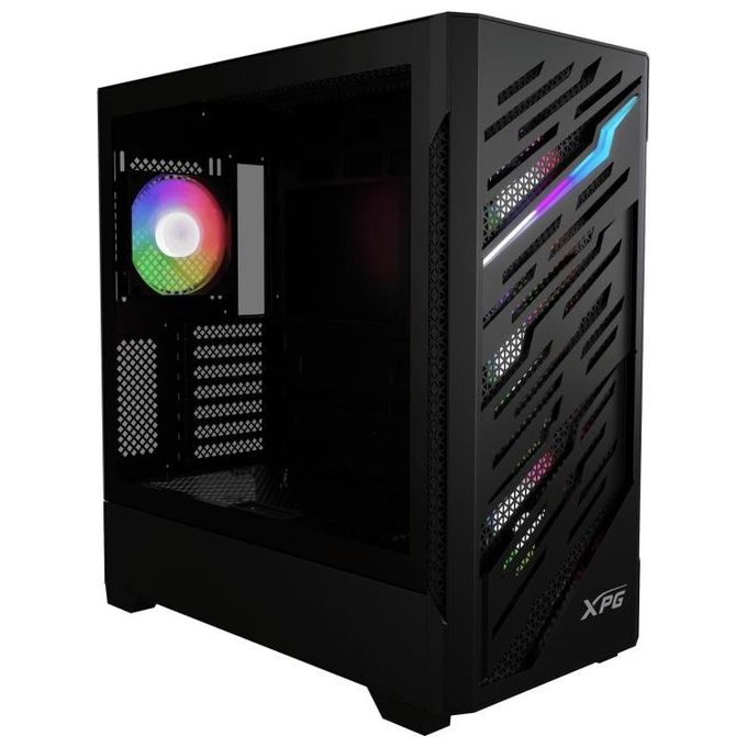 XPG 4711085949066 STARKER AIR BTF Case per PC Midi Tower con Vetro Temperato e Illuminazione RGB supporto ATX E-ATX colore Nero