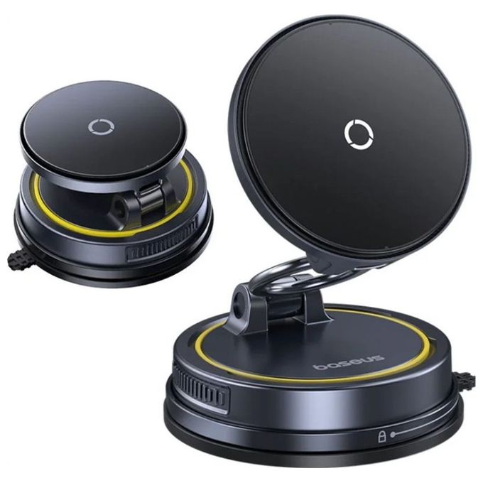 Baseus C0013F01 PrimeTrip VC2 Flex Pro Supporto per Caricabatterie da Auto Wireless 15 W 35N 720° colore Nero