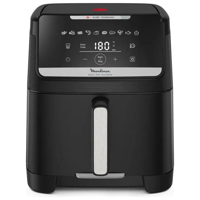 Moulinex EZ8428F0 Easy Fry Silence Friggitrice ad aria 7 L 1800 W 10 Programmi Display Touch colore Nero