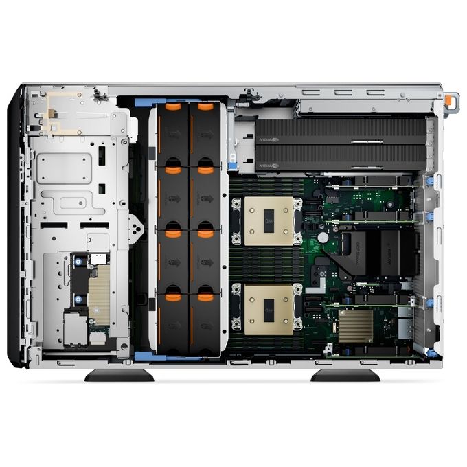 Dell 0M2FR PowerEdge T560 Server Tower Intel Xeon Silver 4510 2.4 GHz 32 GB DDR5-SDRAM 480 GB SSD SATA 1100 W colore Nero
