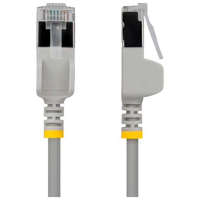 StarTech N6APATSTP34WHS1M Cavo Ethernet Cat6A Ultra Slim 1m 34 AWG U-FTP Rame Puro RJ45 Antigroviglio Colore Bianco