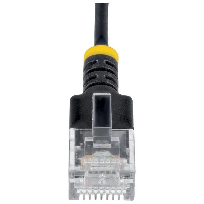 StarTech.com N6APATUTP34BKS4M Cavo Ethernet Cat6a Ultra Slim 4 m 10000 Mbit-s UTP Rame Puro 34AWG colore Nero