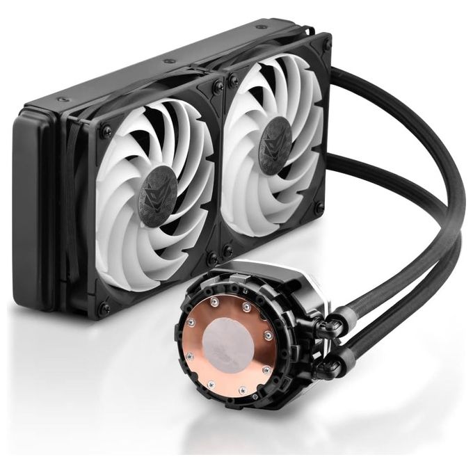 Sapphire 4N005-01-20G-2 Nitro+ S240-A Dissipatore a Liquido AIO ARGB 240 mm 2 Ventole 120 mm colore Nero