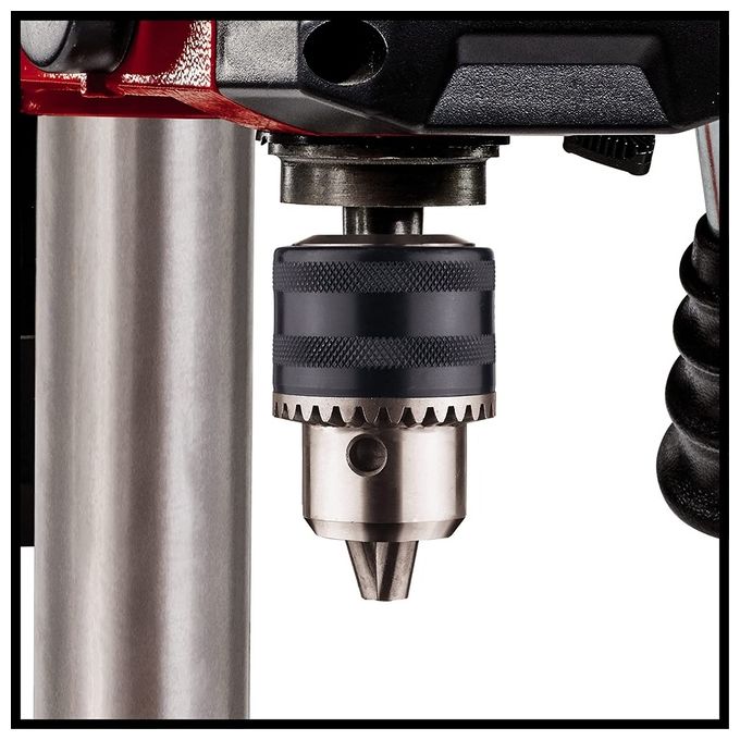 Einhell 4520592 TC-BD 450 Trapano a Colonna Chiave 450 W 5 Velocita' 600-2650 rpm Inclinazione Tavolo -45 a 45° colore Nero Rosso